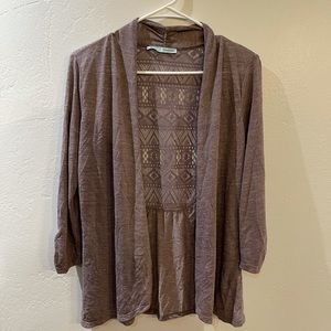 Purple sweater. Size medium